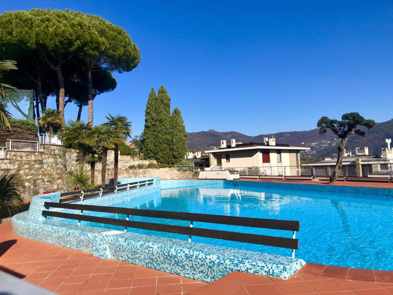 Residence "Delfino" Con Piscina E Campo Da Tennis Rapallo Exterior photo